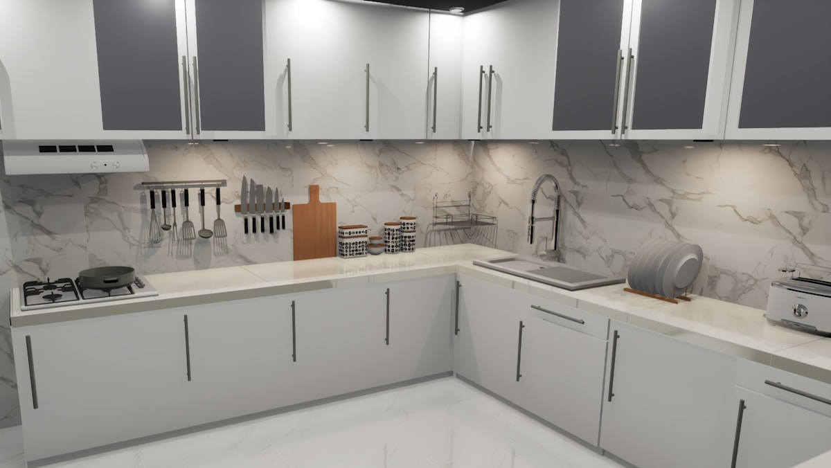 Renovated kitchen adding value to a fix-and-flip investment property