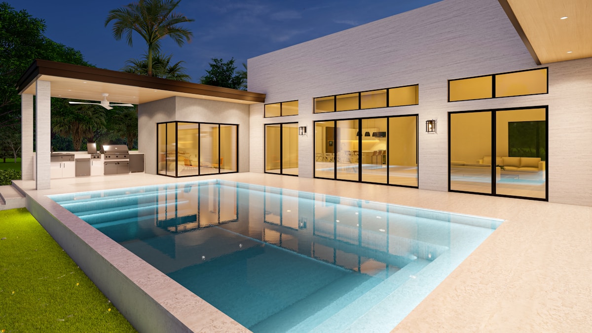 Vacation rental property with pool — Airbnb investment financing