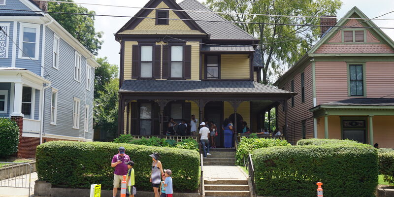 Martin Luther King Jr. Birth Home in the Sweet Auburn neighborhood of Atlanta, Georgia