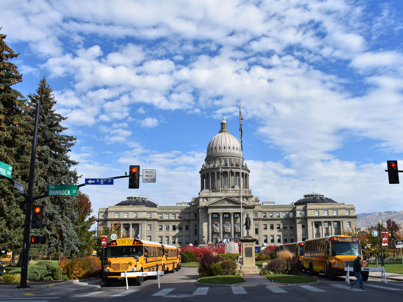 Idaho State Capitol building in Boise