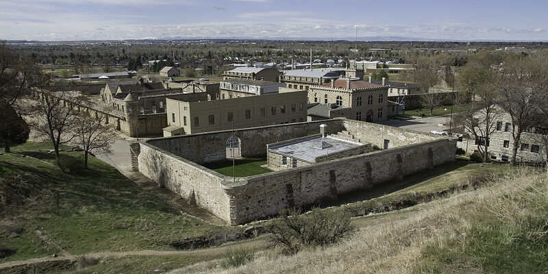 Old Idaho Penitentiary in Boise, a historic landmark from Idaho's territorial era
