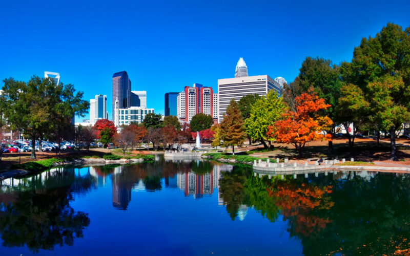 Charlotte North Carolina downtown skyline