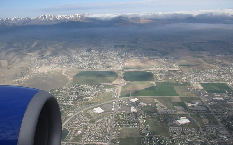 Herriman, Utah new residential neighborhoods and mountain views